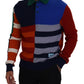 Dolce & Gabbana Pullover Sweater in Multicolor Stripes