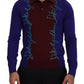 Dolce & Gabbana Multicolor Logo Collared Pullover Sweater