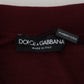 Dolce & Gabbana Multicolor Logo Collared Pullover Sweater