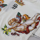 Dolce & Gabbana White Printed Short Sleeves Men T-shirt