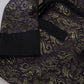 Dolce & Gabbana Gold Purple Baroque Jacket Blazer Robe