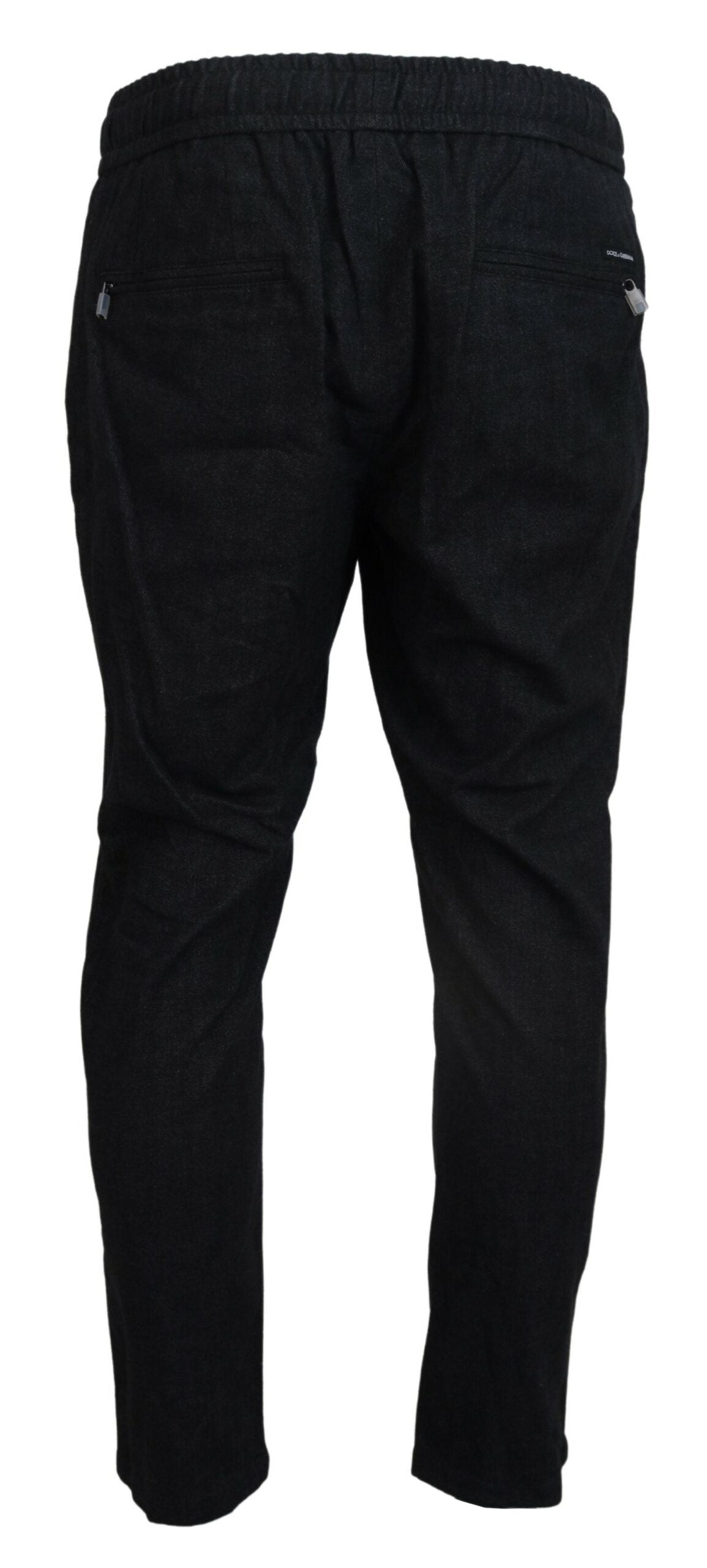 Dolce & Gabbana Blue Cotton Tapered Denim Jeans