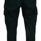 Dolce & Gabbana Green Cargo Cotton Stretch Jeans Pant