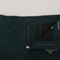 Dolce & Gabbana Green Cargo Cotton Stretch Jeans Pant