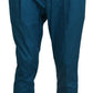 Dolce & Gabbana Blue Cotton Chinos Trousers Pants