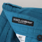 Dolce & Gabbana Blue Cotton Chinos Trousers Pants