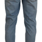 Dolce & Gabbana Blue Wash Slim Fit Cotton Denim Jeans