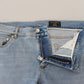 Dolce & Gabbana Blue Wash Slim Fit Cotton Denim Jeans