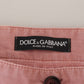 Dolce & Gabbana Pink Chinos Cotton Casual Mens Shorts