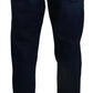 Dolce & Gabbana Dark Blue Cotton Denim SKINNY Jeans