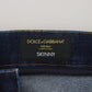 Dolce & Gabbana Dark Blue Cotton Denim SKINNY Jeans