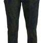 Dolce & Gabbana Blue Green Skinny Cotton Denim Jeans