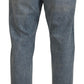 Dolce & Gabbana Blue Wash Slim Fit Cotton Denim Jeans