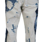 Dolce & Gabbana Blue Ceasar Denim Cotton Loose Fit Jeans