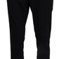 Dolce & Gabbana Blue Wool Stretch Dress Formal Slim Fit Pant