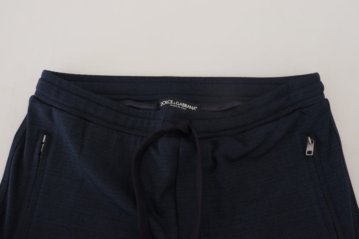 Dolce & Gabbana Blue Mens Sport Cotton Sweatpants Pants