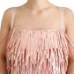 Dolce & Gabbana Pink Tinsel Sleeveless A-line Dress