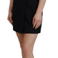 Dolce & Gabbana Black Fit Wool Stretch Sheath Mini Dress