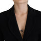 Dolce & Gabbana Black Button Cardigan Blazer Viscose Jacket