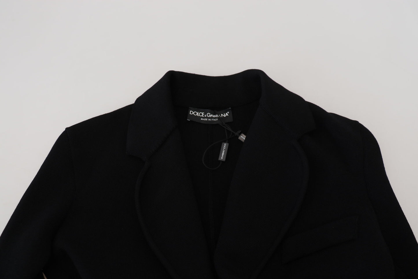 Dolce & Gabbana Black Button Cardigan Blazer Viscose Jacket