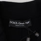 Dolce & Gabbana Black Button Cardigan Blazer Viscose Jacket