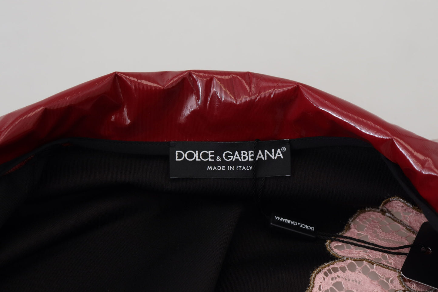 Dolce & Gabbana Maroon Floral Zip Jacket