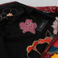 Dolce & Gabbana Maroon Floral Zip Jacket