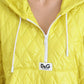 Dolce & Gabbana Elegant Yellow Hooded Jacket