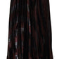 Dolce & Gabbana Brown High Waist A-line Maxi Skirt