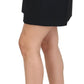 Dolce & Gabbana Black Wool A-line High Waist Mini Skirt