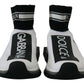 Dolce & Gabbana White Black Sorrento Socks Sneakers Shoes