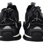 Dolce & Gabbana Black Mesh Sorrento Trekking Sneakers Shoes