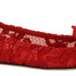 Dolce & Gabbana Red Taormina Crystals Loafers Flats Shoes