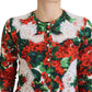 Dolce & Gabbana Multicolor Wool Floral Cardigan Sweater