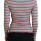 Dolce & Gabbana Multicolor Crewneck Pullover Silk Sweater