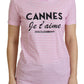 Dolce & Gabbana White Pink CANNES Exclusive T-shirt