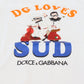 Dolce & Gabbana White Cotton DG Loves SUD  T-shirt