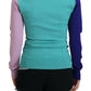 Dolce & Gabbana Multicolor V-neck Viscose Long Sleeves Sweater