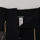 Dolce & Gabbana Black Wool High Waist Tapered Pants