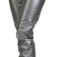 Dolce & Gabbana Metallic Silver High Waist Skinny Pants