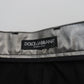 Dolce & Gabbana Metallic Silver High Waist Skinny Pants