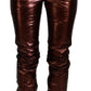 Dolce & Gabbana Metallic Bronze High Waist Skinny Jeans