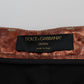 Dolce & Gabbana Metallic Bronze High Waist Skinny Jeans