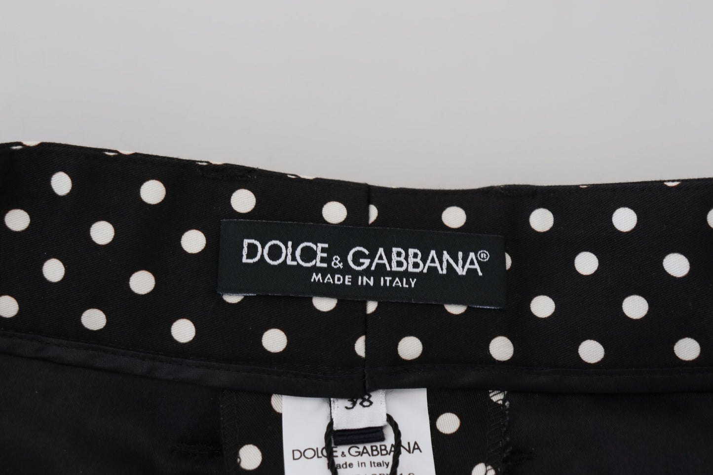 Dolce & Gabbana Multicolor Polka Dots High Waist  Pants