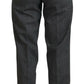 Dolce & Gabbana Gray High Waist Women Wool Pants