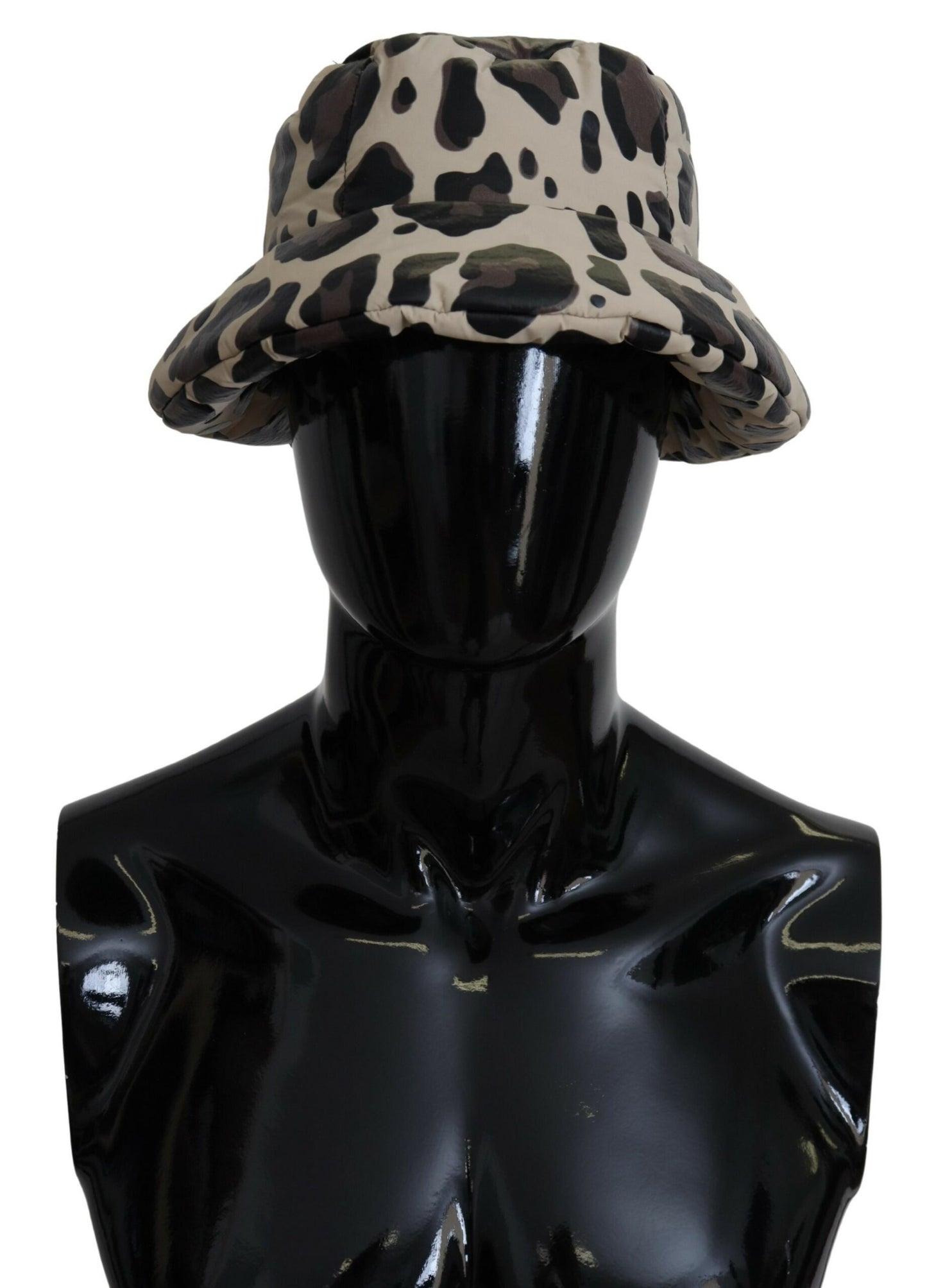 Dolce & Gabbana Multicolor Leopard Print Capello Men Bucket Cap Hat