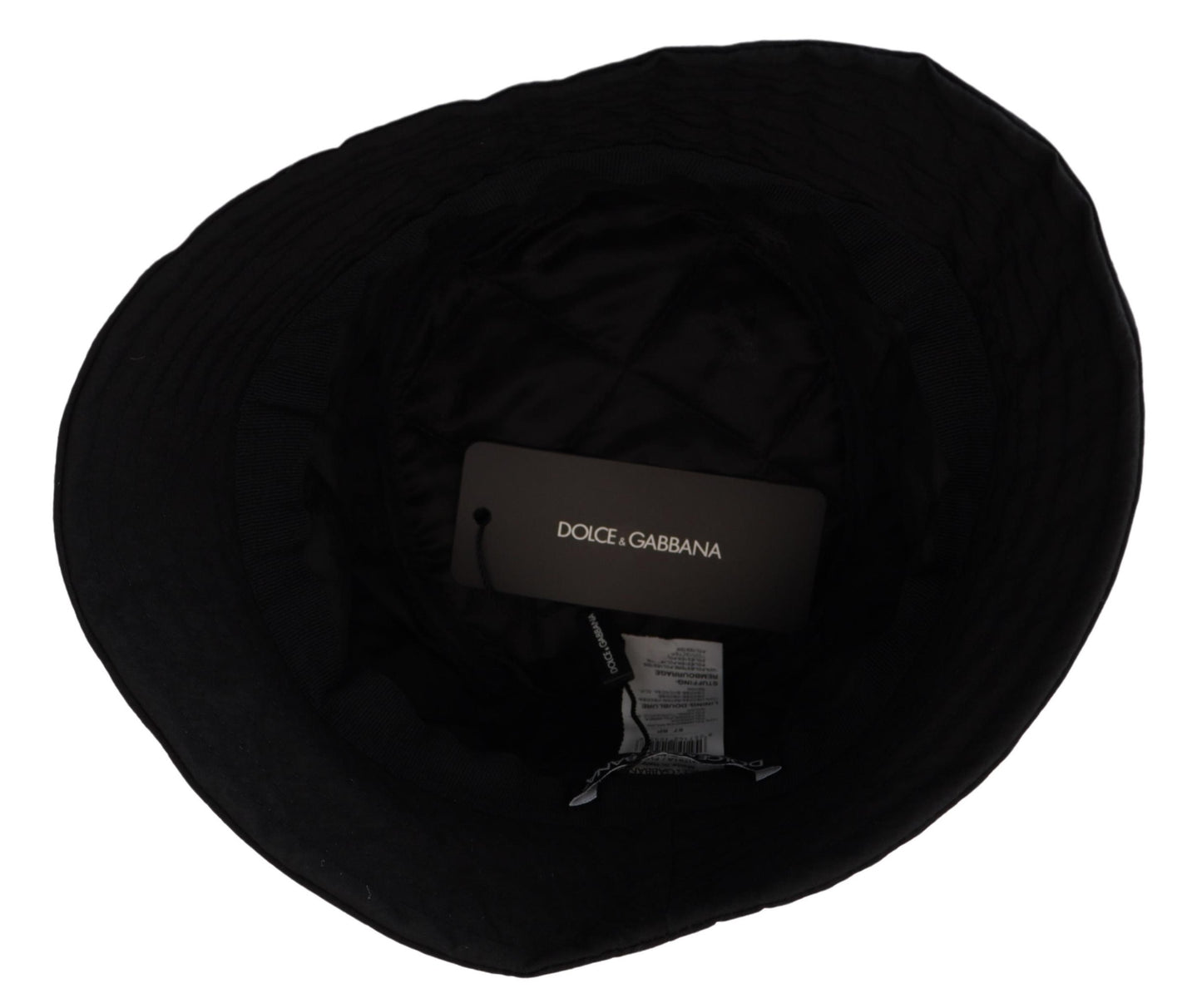 Dolce & Gabbana Black Bucket Hat