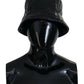 Dolce & Gabbana Black Quilted Faux Leather Women Bucket Cap Hat