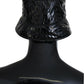 Dolce & Gabbana Black Quilted Faux Leather Women Bucket Cap Hat