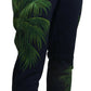 Dolce & Gabbana Black Cotton Printed Men Pants